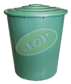 KACA 200L SA POKLOPCEM ZELENA